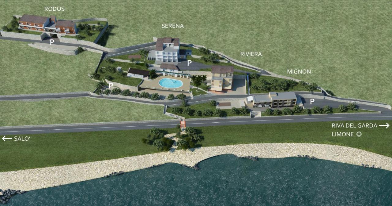 Hotel Riviera Panoramic Green Resort Лимоне сул Гарда Екстериор снимка